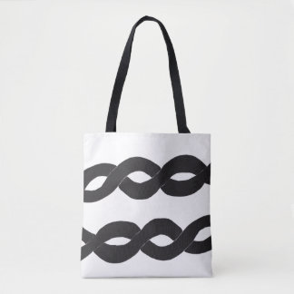 Loop Band Monochrome Ink Tote Bag トートバッグ