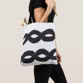 Loop Band Monochrome Ink Tote Bag トートバッグ (クローズアップ)