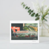 Loop's RestaurantVentura、カリフォルニア州の外観 ポストカード (スタンド正面)