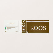 LOOS折り畳み名刺 名刺 (外部フラット)