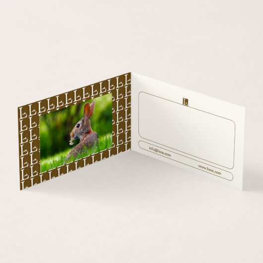 LOOS折り畳み名刺 名刺 (内部)