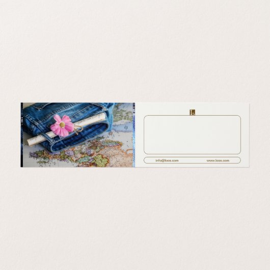 LOOS折り畳み名刺 名刺 (内部フラット)