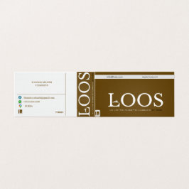 LOOS折り畳み名刺 名刺