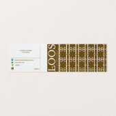 LOOS折り畳み名刺 名刺 (外部フラット)