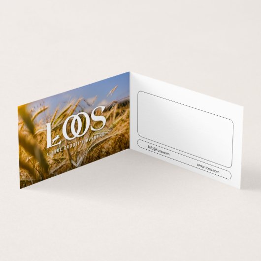 LOOS折り畳み名刺 名刺 (内部)