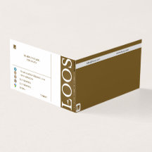 LOOS折り畳み名刺