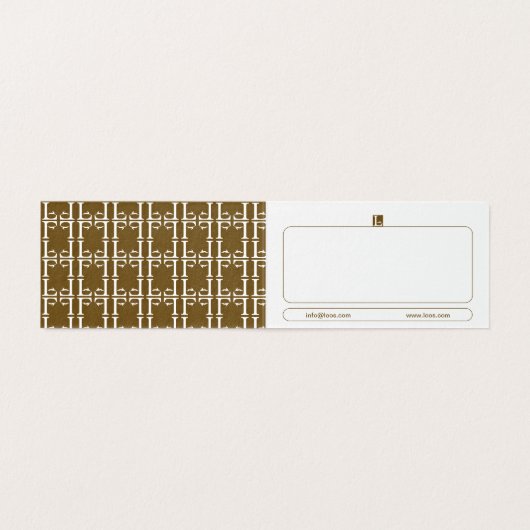 LOOS折り畳み名刺 名刺 (内部フラット)