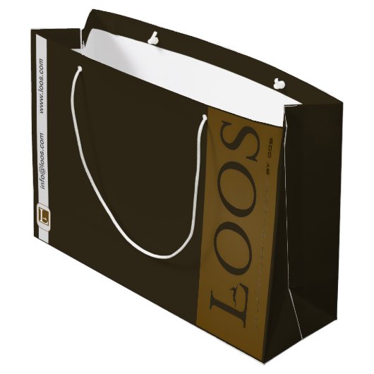 LOOS抱き枕 ラージペーパーバッグ (裏面アングル)