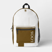 LOOS プリントバックパック (正面)