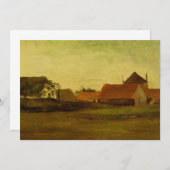 Loosduinen Hagueの農家by Vincent van ゴッホ (正面/裏面)