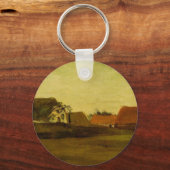 Loosduinen Hagueの農家by Vincent van ゴッホ キーホルダー (正面)