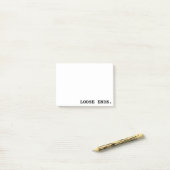 Loose Ends Minimalist Office Post-it Notes ポストイット (デスク上)
