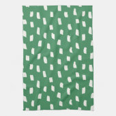 Loose Mark Leaf Green キッチンタオル (縦)