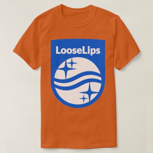 LooseLipsが船舶を沈める Tシャツ (デザイン正面)