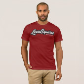 looseSquaresの白いロゴのティー Tシャツ (正面フル)