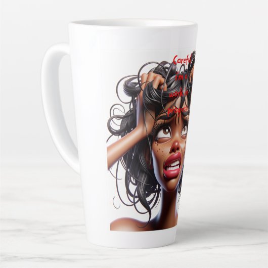 Loosing it! カフェラテマグ (左アングル)