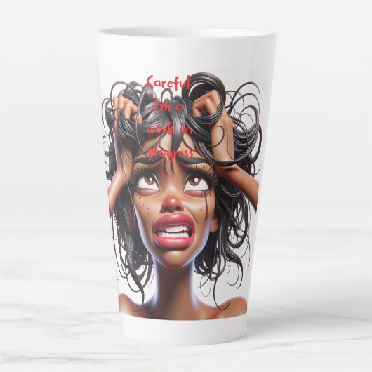 Loosing it! カフェラテマグ (正面)