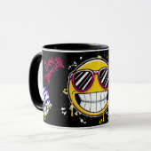 loove yourself Funny Smiley Face Cool Design マグカップ (正面左)