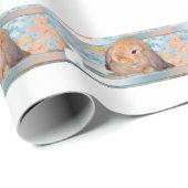 LOPの耳付つきのバニーの包装紙 ラッピングペーパー (ロールコーナー)