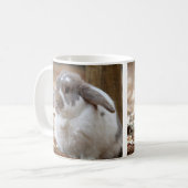 LOP耳付つきのバニー コーヒーマグカップ (正面左)