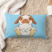 Lop Bunny Broken Orange ランバークッション (ブランケット)