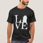 Lop Rabbit I Love Bunnies Tシャツ (正面)