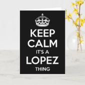 Lopez Surname Funny Family Tree Birthday Reunion G カード (黄色い花)