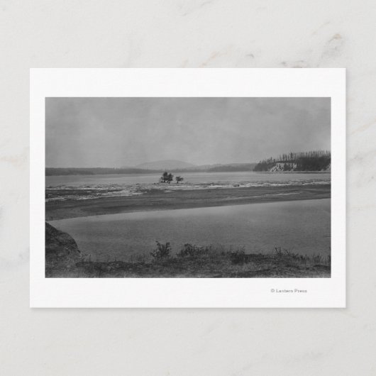 Lopez, WA – ビューTurtle Back Mountain in distanc ポストカード (正面)