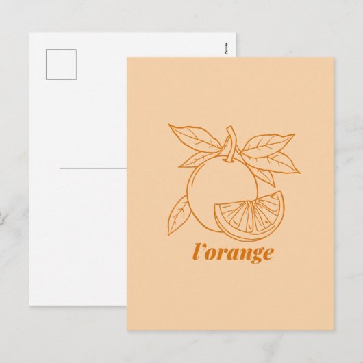 L'orange シーズンポストカード (正面/裏面)