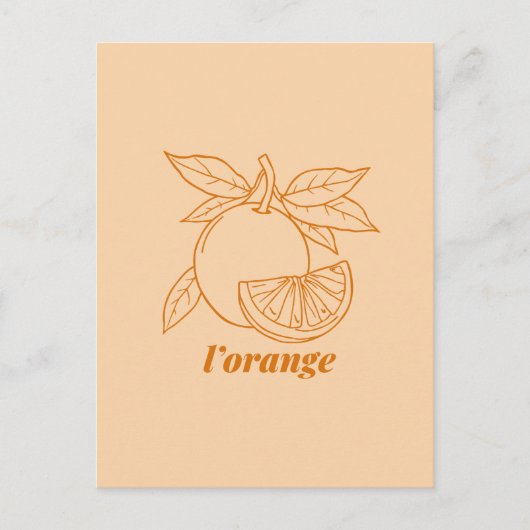 L'orange シーズンポストカード (正面)