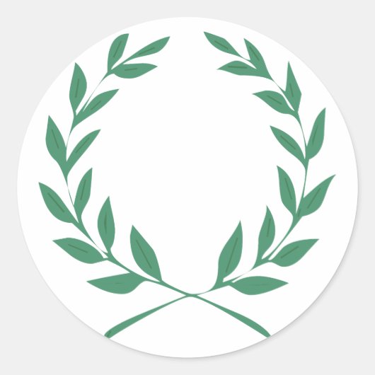 Lorbeerkranz ラウンドシール (正面)