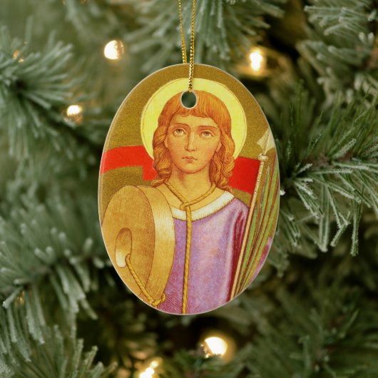 Lorchの両面フロリアン(PM 03) セラミックオーナメント (ツリー)