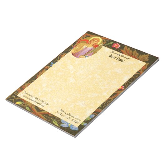 LorchのSt. Florian (PM 03) 11"x8.5" ノートパッド (アングル)