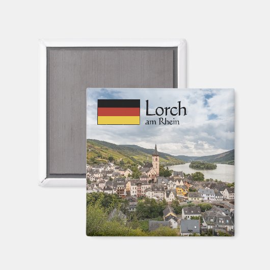 Lorch Germany Souvenir マグネット (正面/裏面)