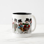 L'Orchestre des Bonhommes de Neige ツートーンマグカップ (正面右)