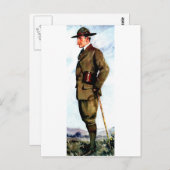 Lord Baden-Powell – スカウティング創始者 ポストカード (正面/裏面)