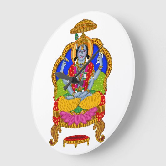 Lord Badrinath Clock ラージ壁時計 (傾斜)