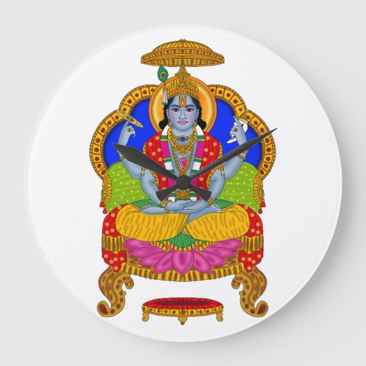 Lord Badrinath Clock ラージ壁時計 (正面)