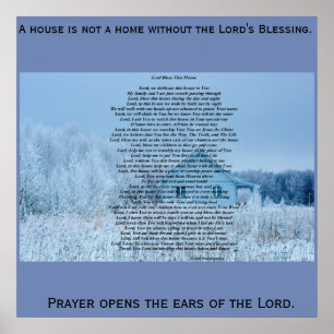 Lord bless this house 24X24 poster ポスター