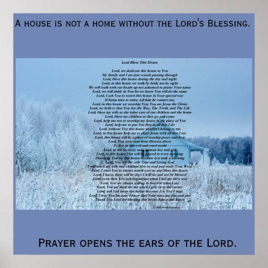 Lord bless this house 24X24 poster ポスター (正面)