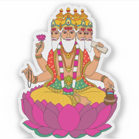 Lord Brahma Sticker シール (正面)