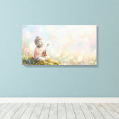 Lord Buddha キャンバスプリント (インサイチュ (ウッドフロア))