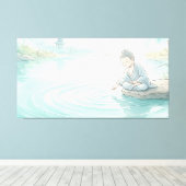 Lord Buddha キャンバスプリント (インサイチュ (ウッドフロア))