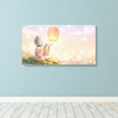 Lord Buddha キャンバスプリント (インサイチュ (ウッドフロア))