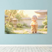 Lord Buddha キャンバスプリント (インサイチュ (ウッドフロア))