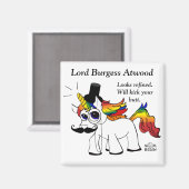 Lord Burgess Magnet – 洗練された外観… マグネット (正面/裏面)