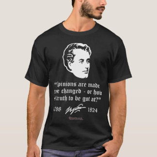Lord Byron Quote Opinions & Change by Lord Byron  Tシャツ