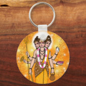 Lord Dattatreya Keychain キーホルダー (正面)