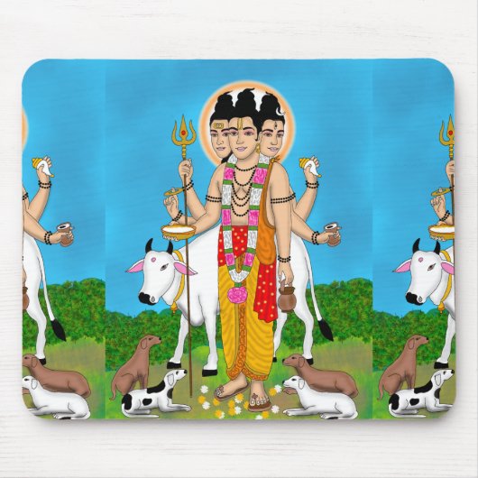 Lord Dattatreya Mouse Pad マウスパッド (正面)