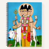 Lord Dattatreya Notebook ノートブック (正面)